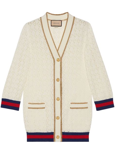 gucci cotton cardigan|Gucci cardigan for women.